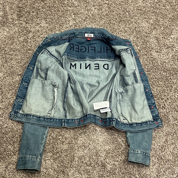 Tommy Hilfiger Light Blue Denim Jacket, Size S - Picture 9 of 9